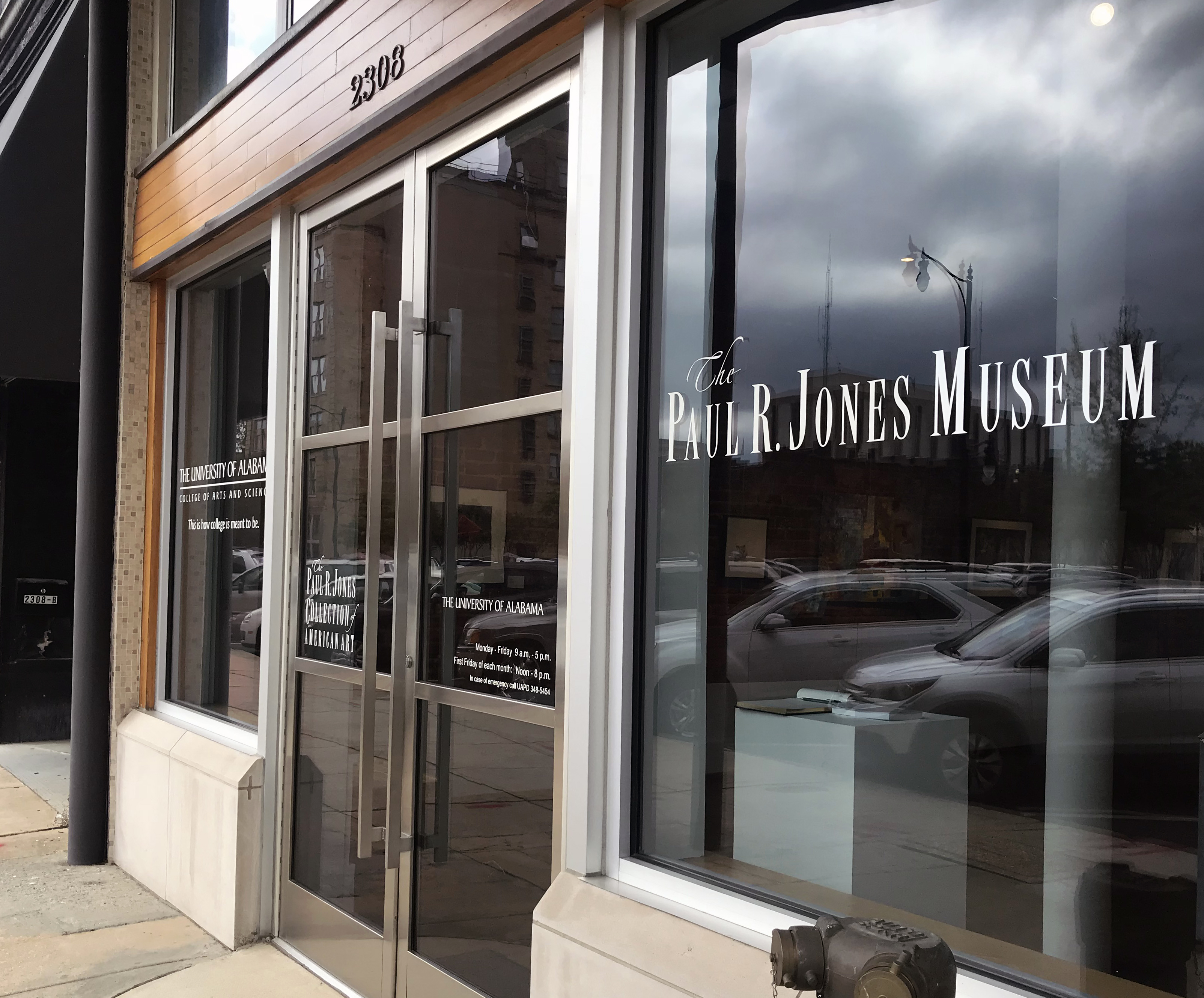 Paul R. Jones Museum entrance